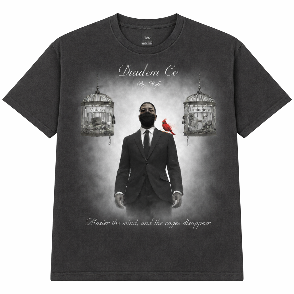 Diadem Co By Rafi (uncage the mind) tshirts menUnisex Garment-Dyed Heavyweight T-Shirt | Comfort Colors 1717 black shirt chose from a variety of colors